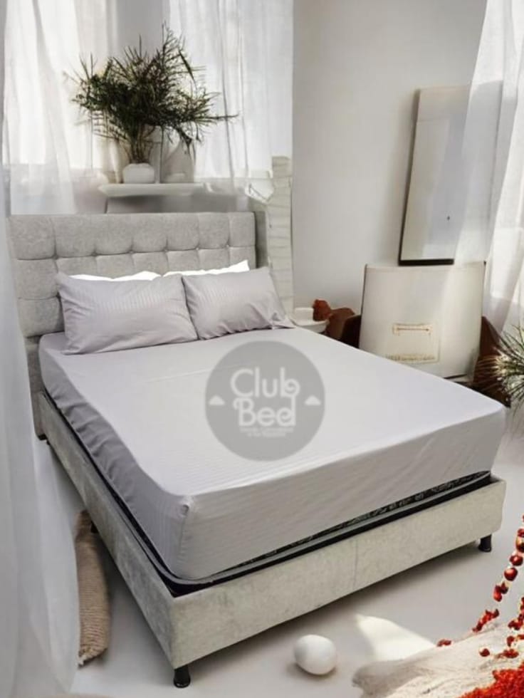 COMBO de Juego de Sábanas Polialgodón 800 hilos +2 Fundas de almohadas de regalo🎁
