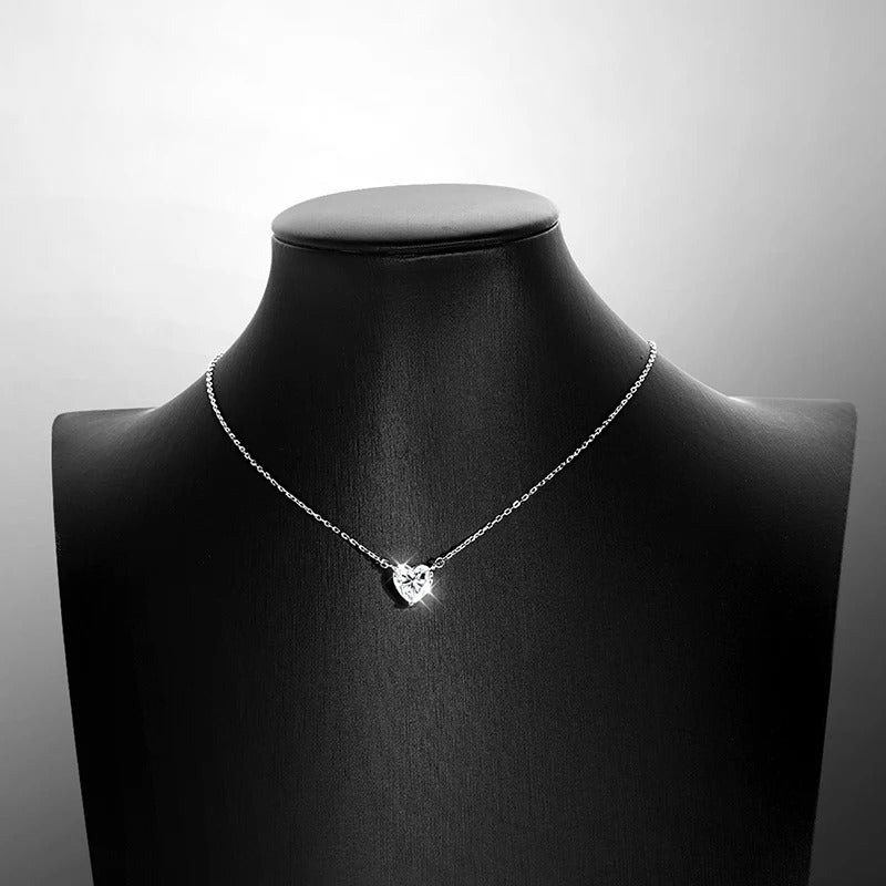Collar Corazón de Cristales finos™ –🎁Detalle que Enamora