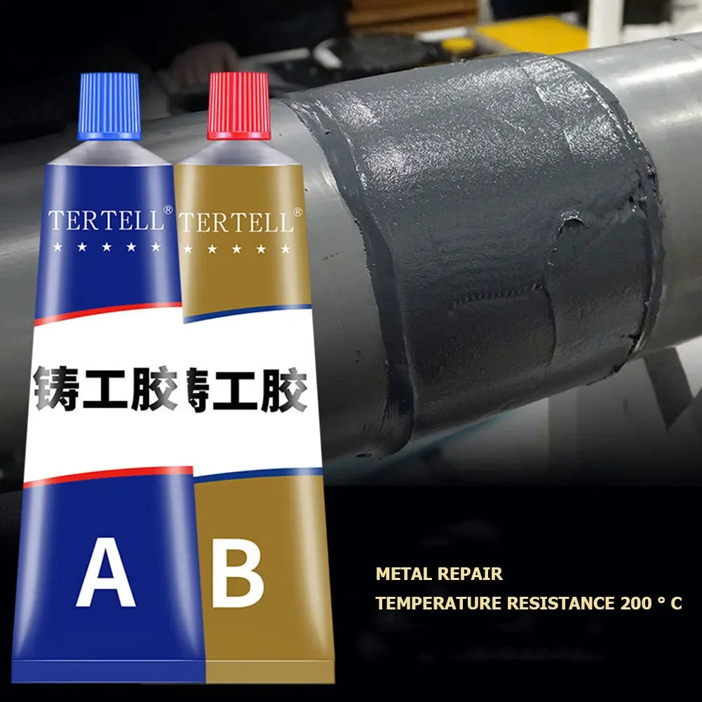 🔧 Reparación de Metales al Instante – Fórmula A+B de Alta Resistencia