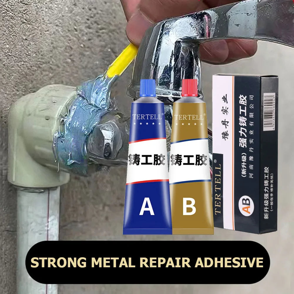 🔧 Reparación de Metales al Instante – Fórmula A+B de Alta Resistencia