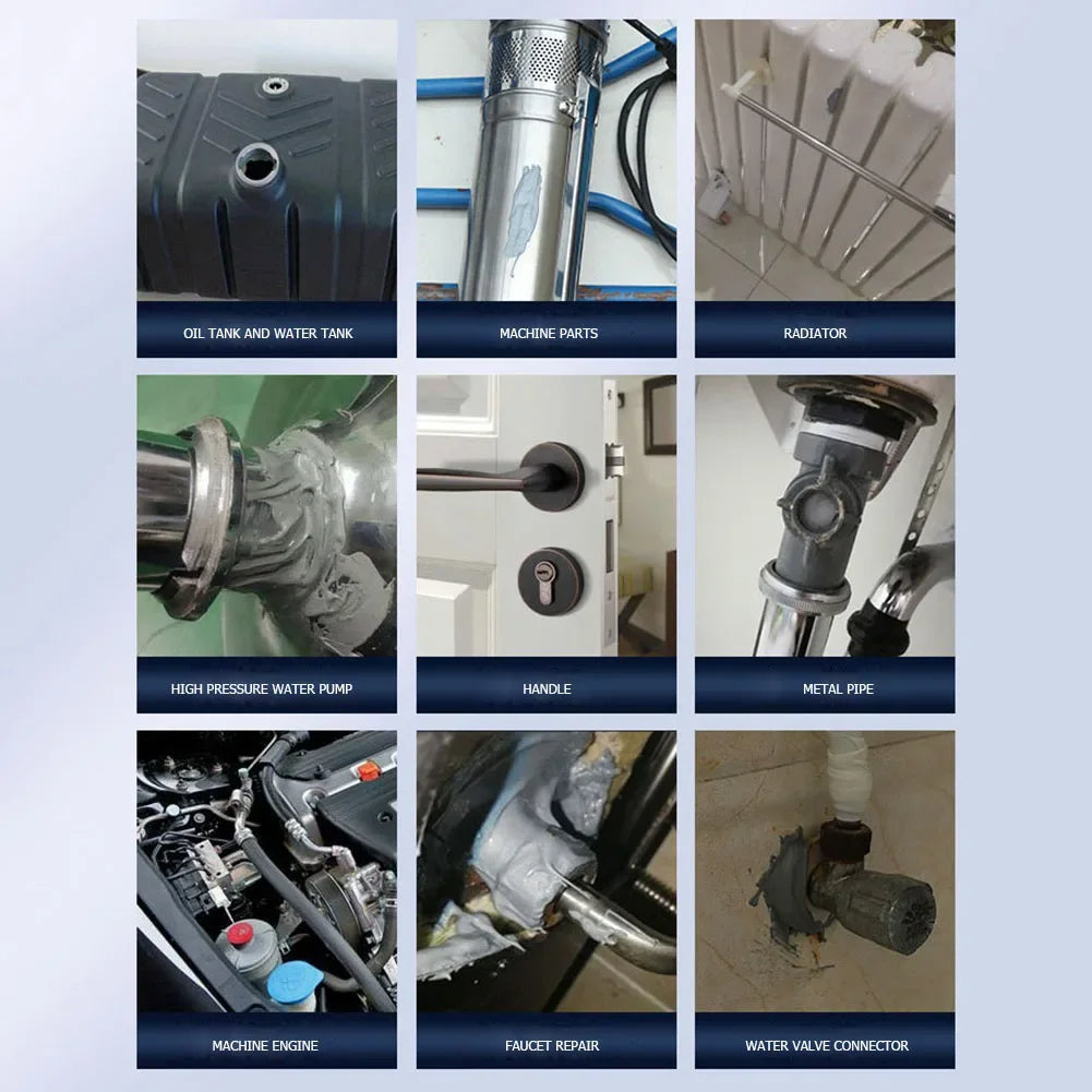 🔧 Reparación de Metales al Instante – Fórmula A+B de Alta Resistencia