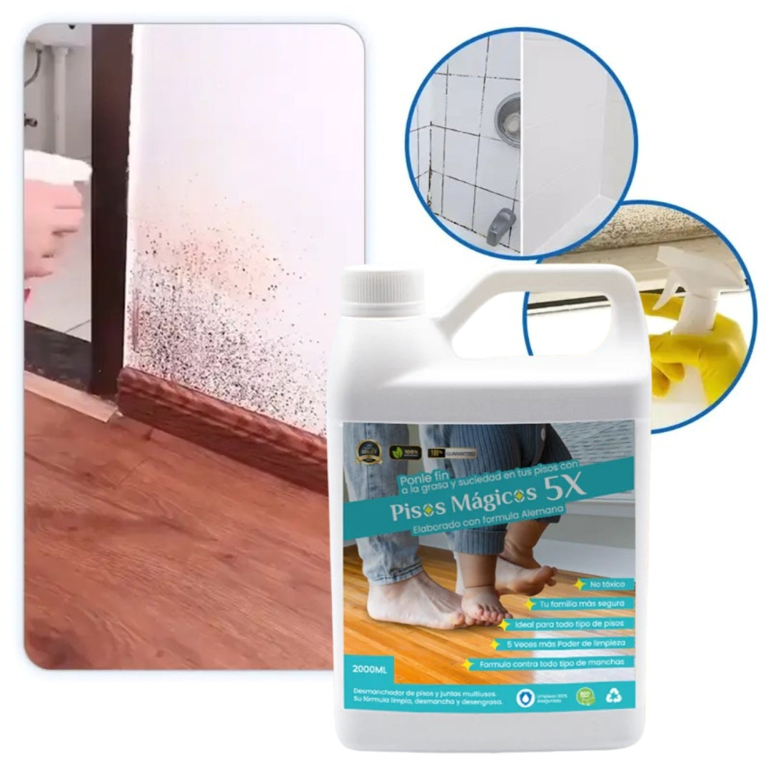 MagiClean 5X -Eliminador de moho, manchas y suciedad (2 Litros)✨