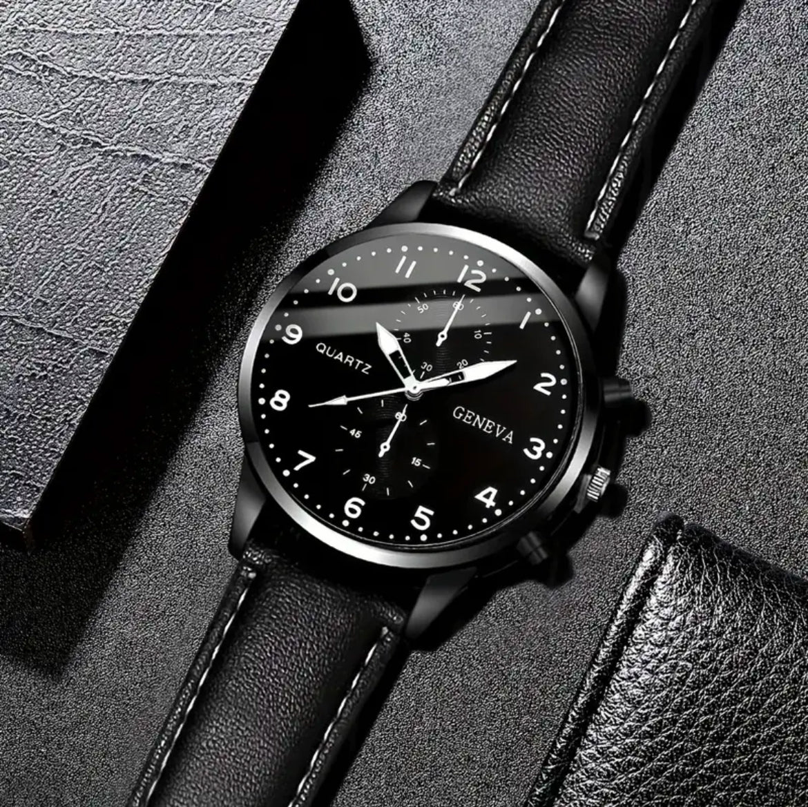 Reloj de lujo Italiano Geneva | Correa en Cuero✨