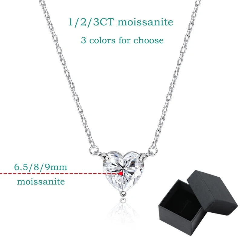 Collar Corazón de Cristales finos™ –🎁Detalle que Enamora