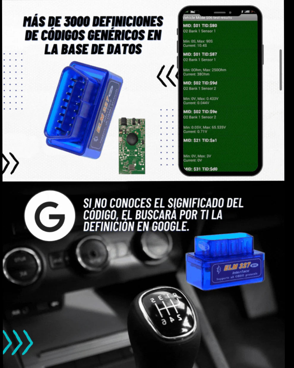 SmartCar Diagnóstica fallas y alertas de tu auto🚗 en segundos 📊