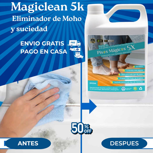 MagiClean 5X -Eliminador de moho, manchas y suciedad (2 Litros)✨