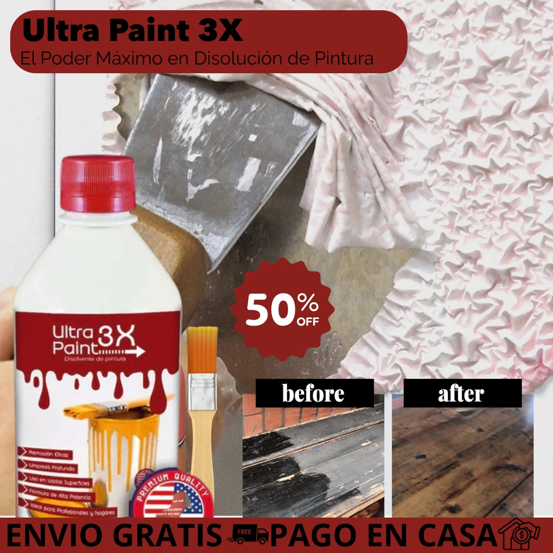 Ultra Paint 3X - El Poder Máximo en Disolución de Pintura💯