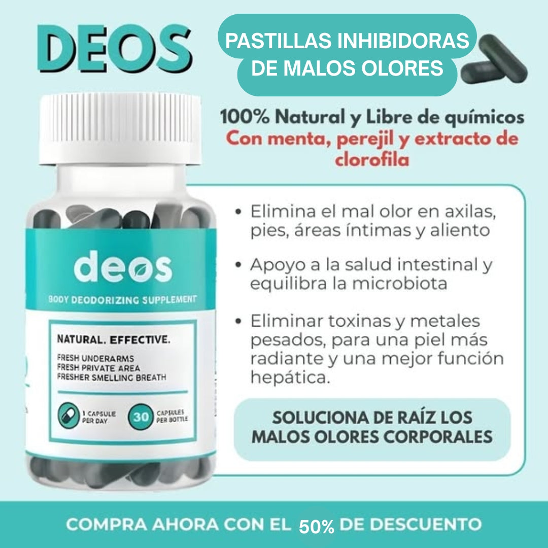 DEOS™ - Inhibidor que elimina malos olores corporales👌
