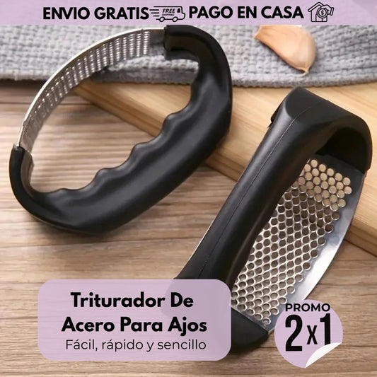SUPER PROMO LLEVO 2 AL VALOR DE 1 Trituradora De Acero Para Ajos - Fácil, rápido y sencillo🧄