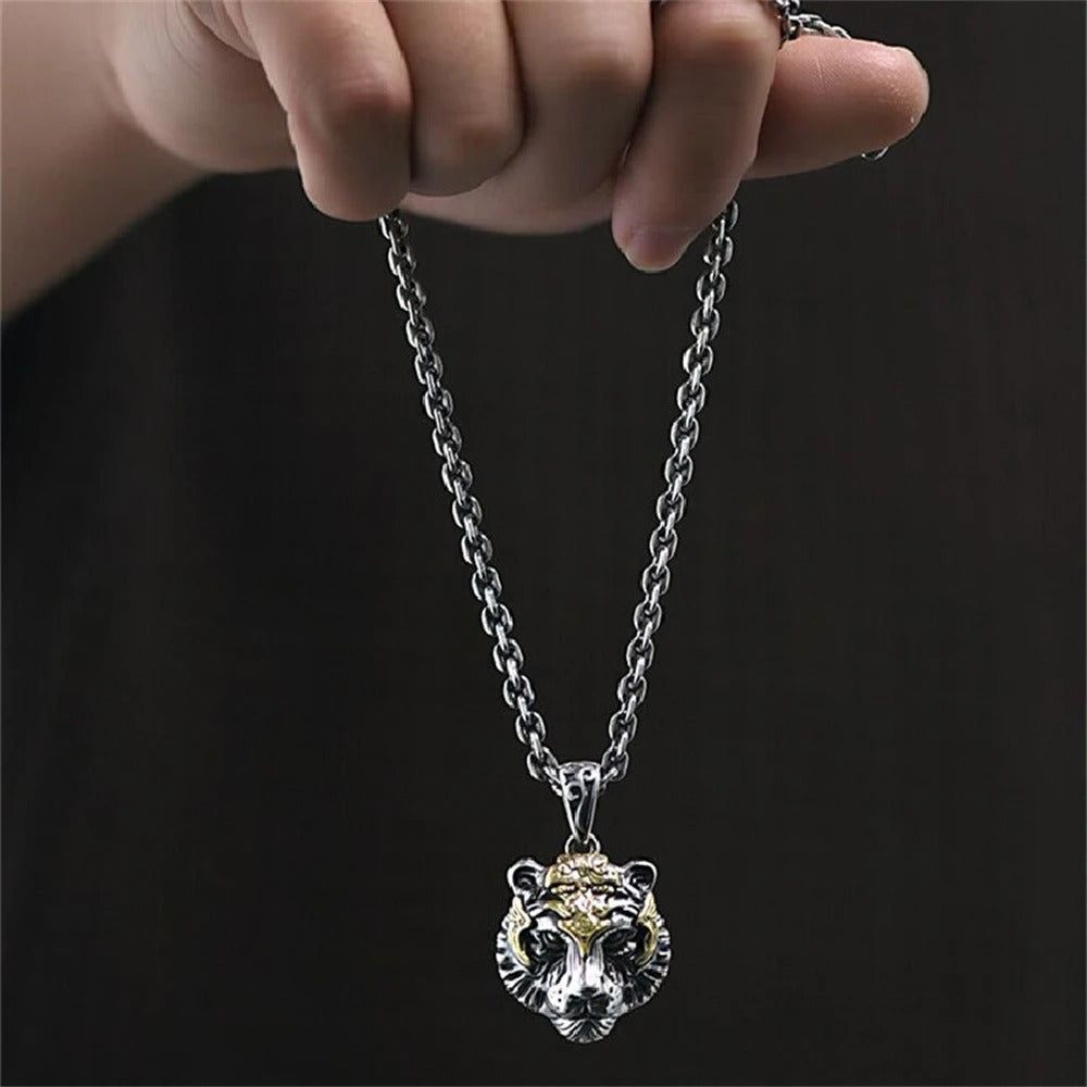 DUO DE LUJO DE CADENA Y ANILLO DE TIGRE IMPERIAL🐯 - EDICIÓN LIMITADA⏳
