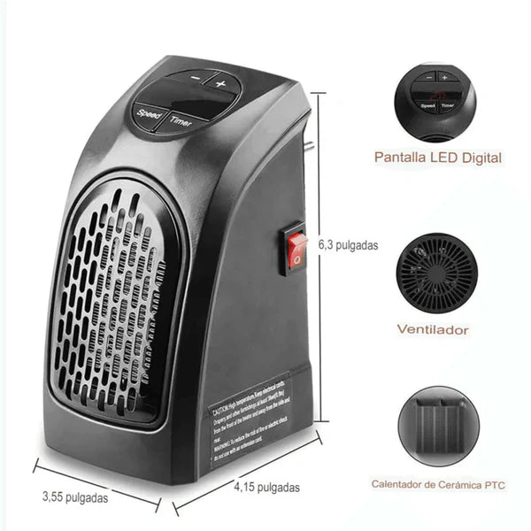 MINI CALEFACTOR PRO: REGULADOR DE TEMPERATURA AMBIENTE❄️🔥