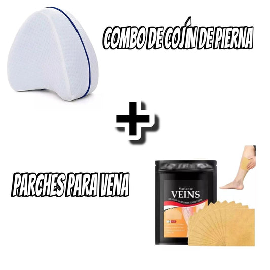 Almohada Ortopédica ComfortLeg +  Regalo🎁 de parches para venas varices🦵