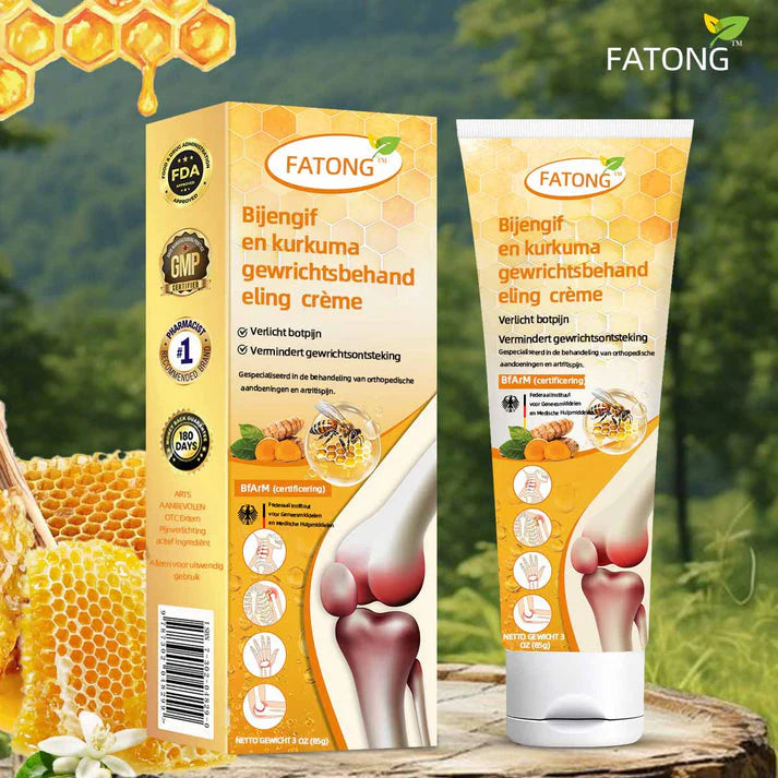 FATONG™ Crema Para Aliviar Dolor en  Las Articulaciones 🐝✨ LLEVA 2 POR EL VALOR DE 1