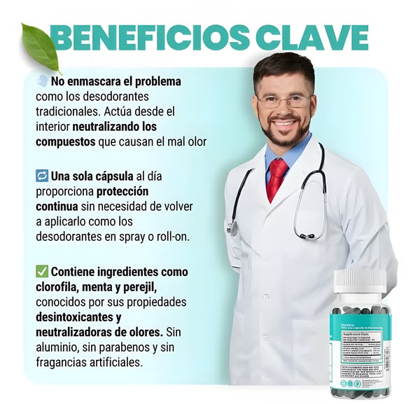DEOS™ - Inhibidor que elimina malos olores corporales👌