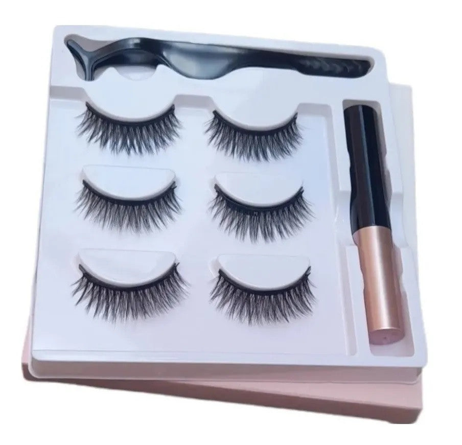 Kit de Pestañas Magnéticas "Mirada de Impacto" 💖