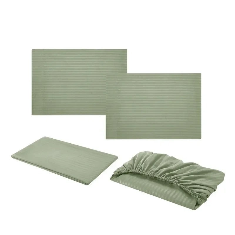 🛏️ Sábanas de Lujo Hipoalergénicas  Anti ácaros  + 🎁 2 Fundas de Almohada de Regalo – 🛡️ Protege tu salud mientras duermes 😴✨