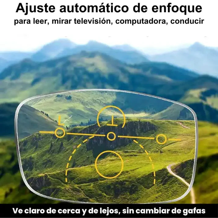 👓 Gafas Fotocromáticas TR90 COMBO (2x1) - Protección Luz Azul + Visión Progresiva👓