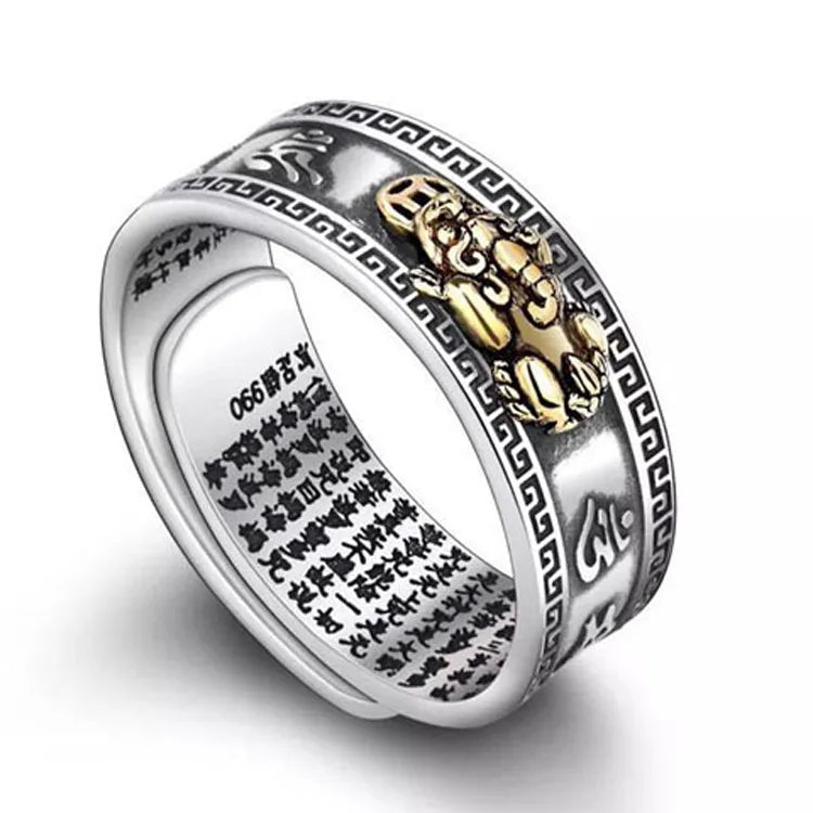 💍 Anillo Feng Shui Pixiu -  Riqueza, protección y suerte.🐉