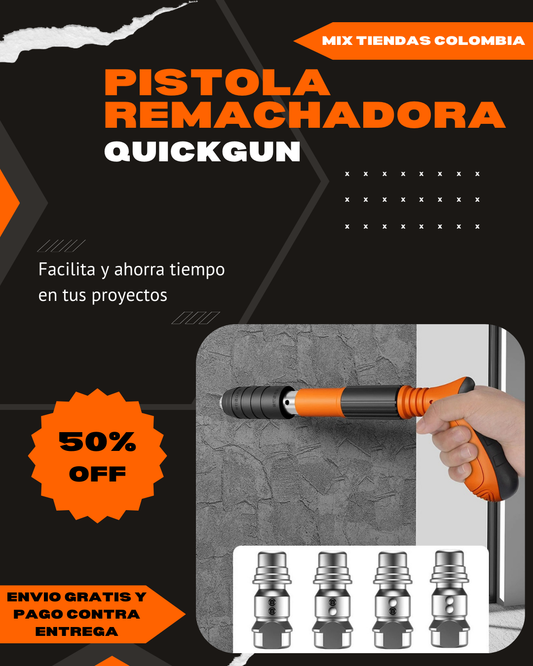 Pistola Premiun de Remaches Quickgun ™🧰