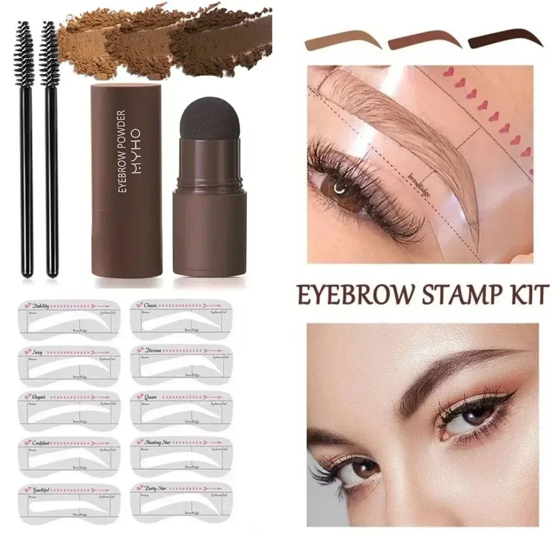 Kit profesional para crear cejas ideales- Oferta Por tiempo Limitado