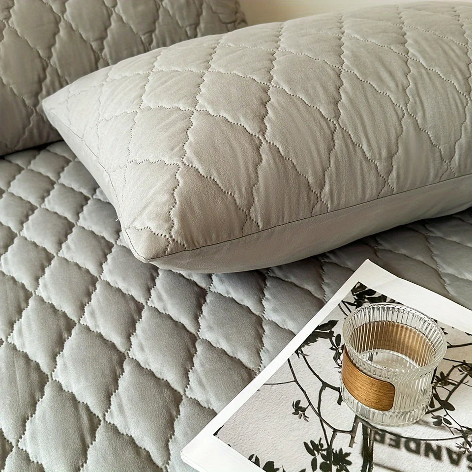 Forro Protector antifluidos para colchon  🛏️ y Lleva gratis🎁 2 Fundas protectoras de almohada
