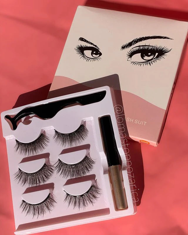Kit de Pestañas Magnéticas "Mirada de Impacto" 💖