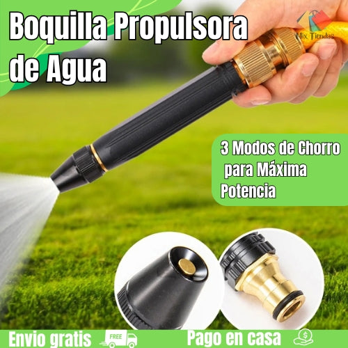 🚀 Boquilla Propulsora de Agua – 3 Modos de Chorro para Máxima Potencia y Precisión 💦