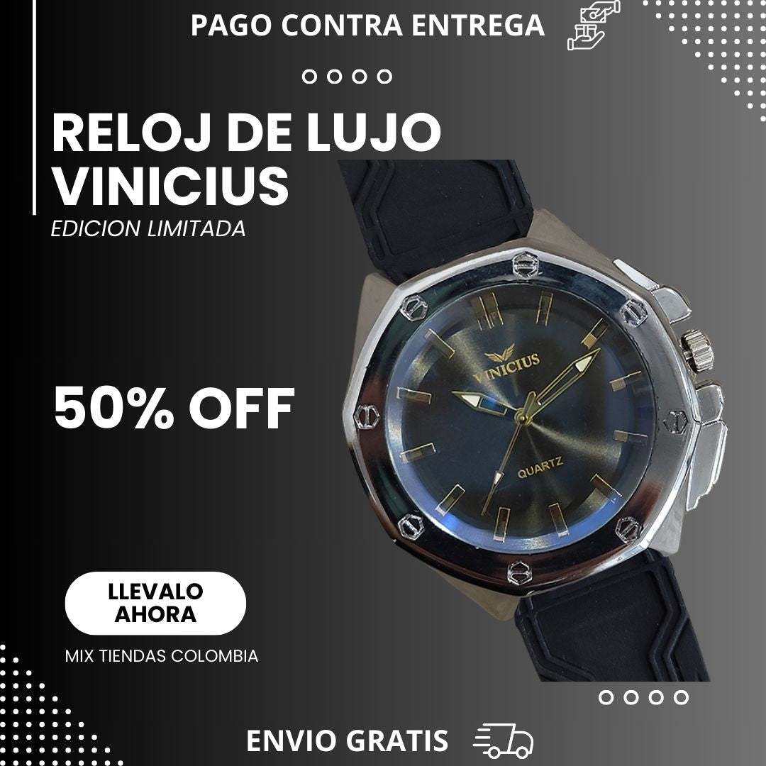 Reloj de lujo deportivo  vinicius - edición limitada⌚