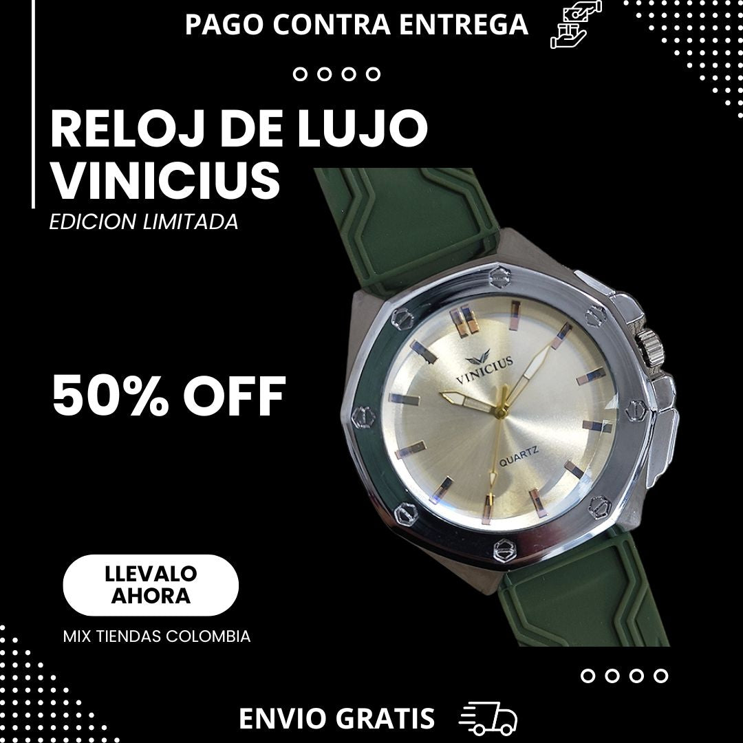 Reloj de lujo deportivo  vinicius - edición limitada⌚