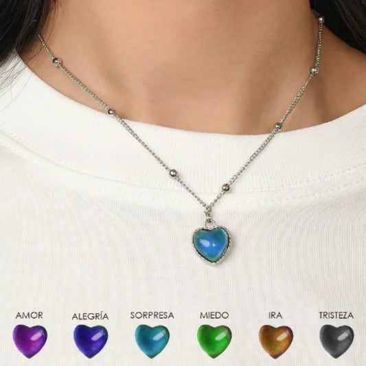 Collar de Corazon Magico de Emociones