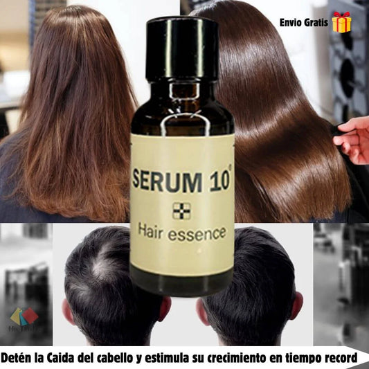 🌿 SERUM 10™ | Solución Avanzada para Combatir la caida del cabello y Estimular su rapido crecimiento ✨