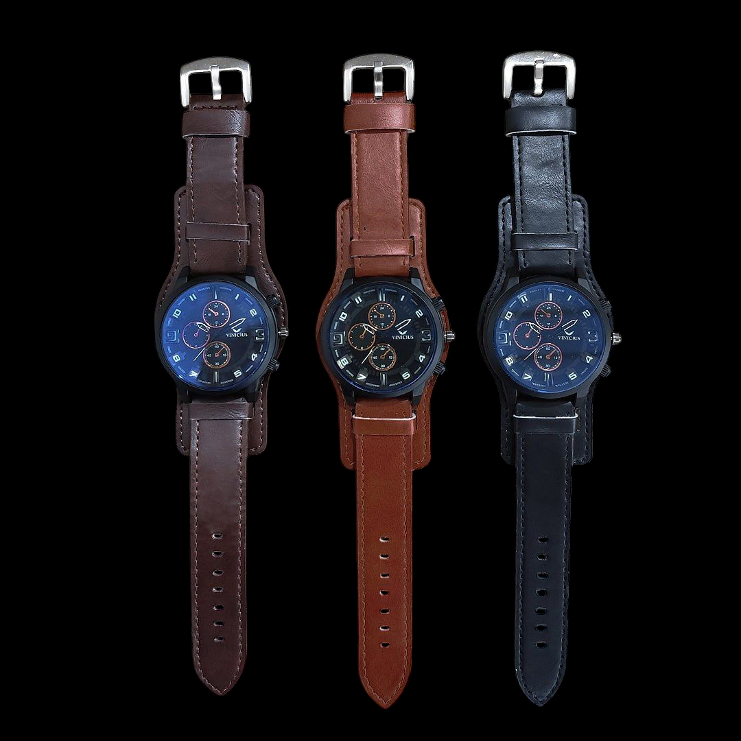 Aurum Time - Reloj de Lujo  Con Correa En Cuero, Elegancia y Estilo para Cada Ocasión⏳
