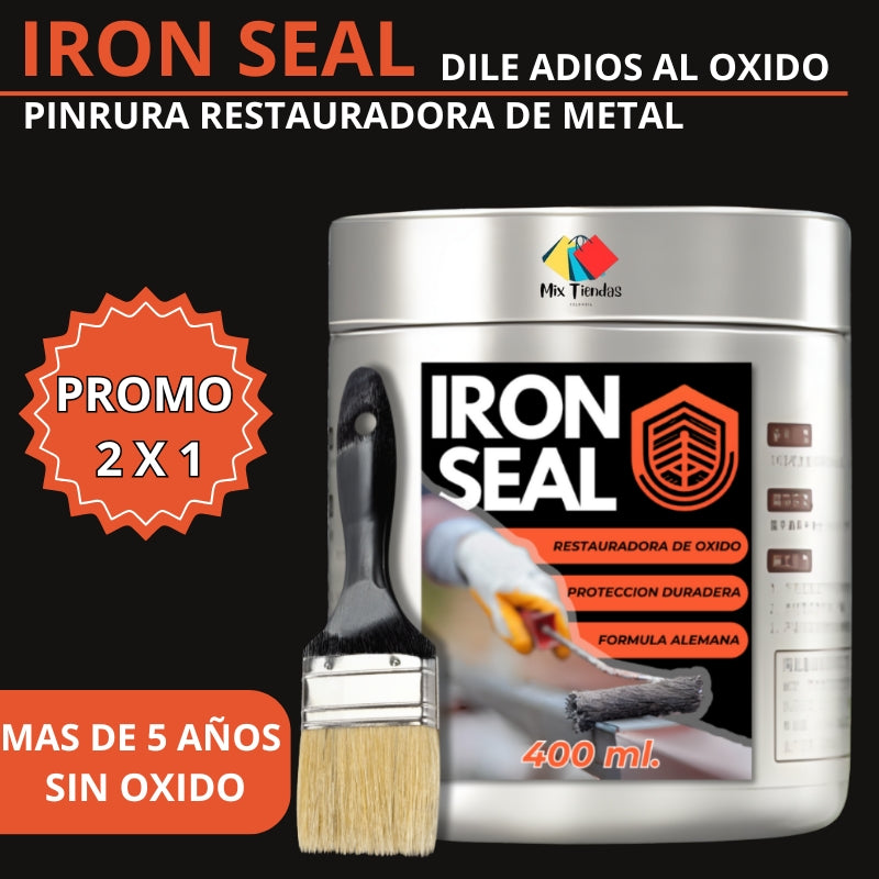 Iron Seal - La Revolución en Restauración y Protección Anticorrosiva🛡️SUPER COMBO 2x1 + Brocha gratis 🎁