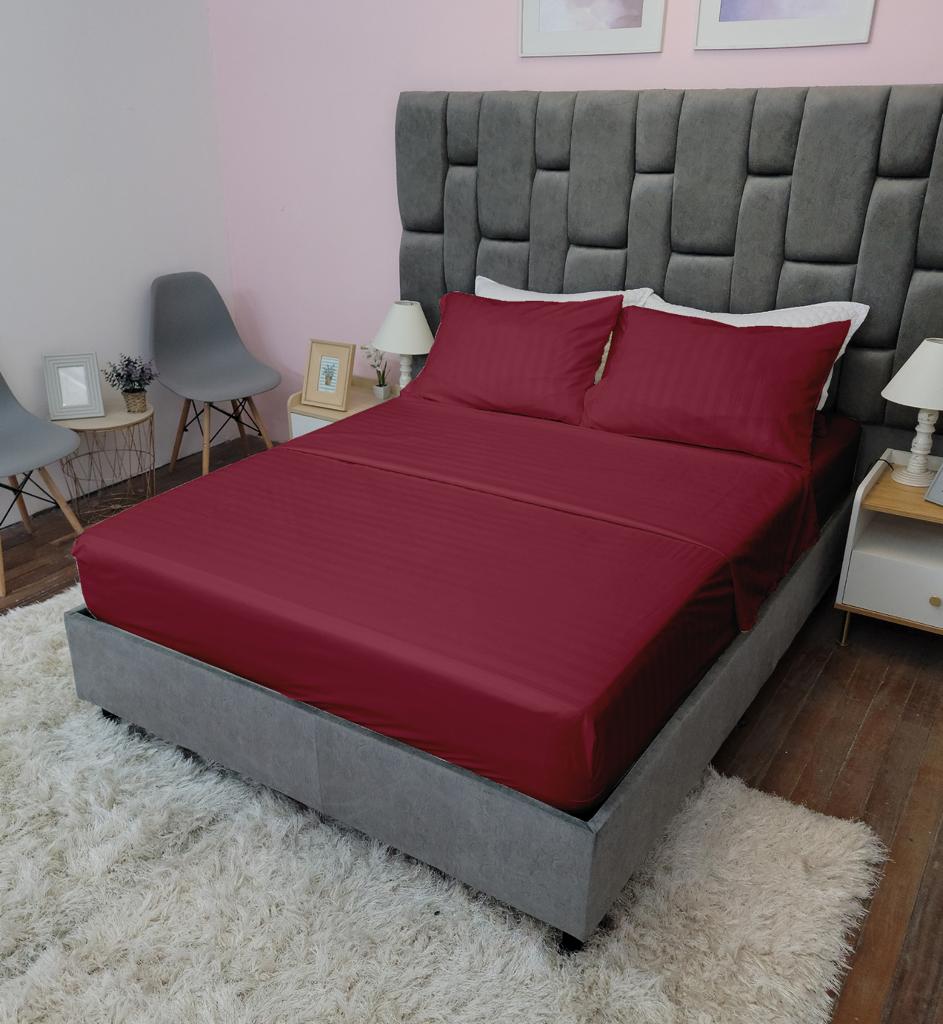 COMBO de Juego de Sábanas Polialgodón 800 hilos +2 Fundas de almohadas de regalo🎁