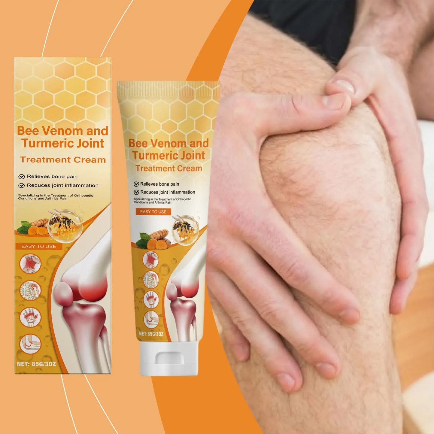 FATONG™ Crema Para Aliviar Dolor en  Las Articulaciones 🐝✨ LLEVA 2 POR EL VALOR DE 1