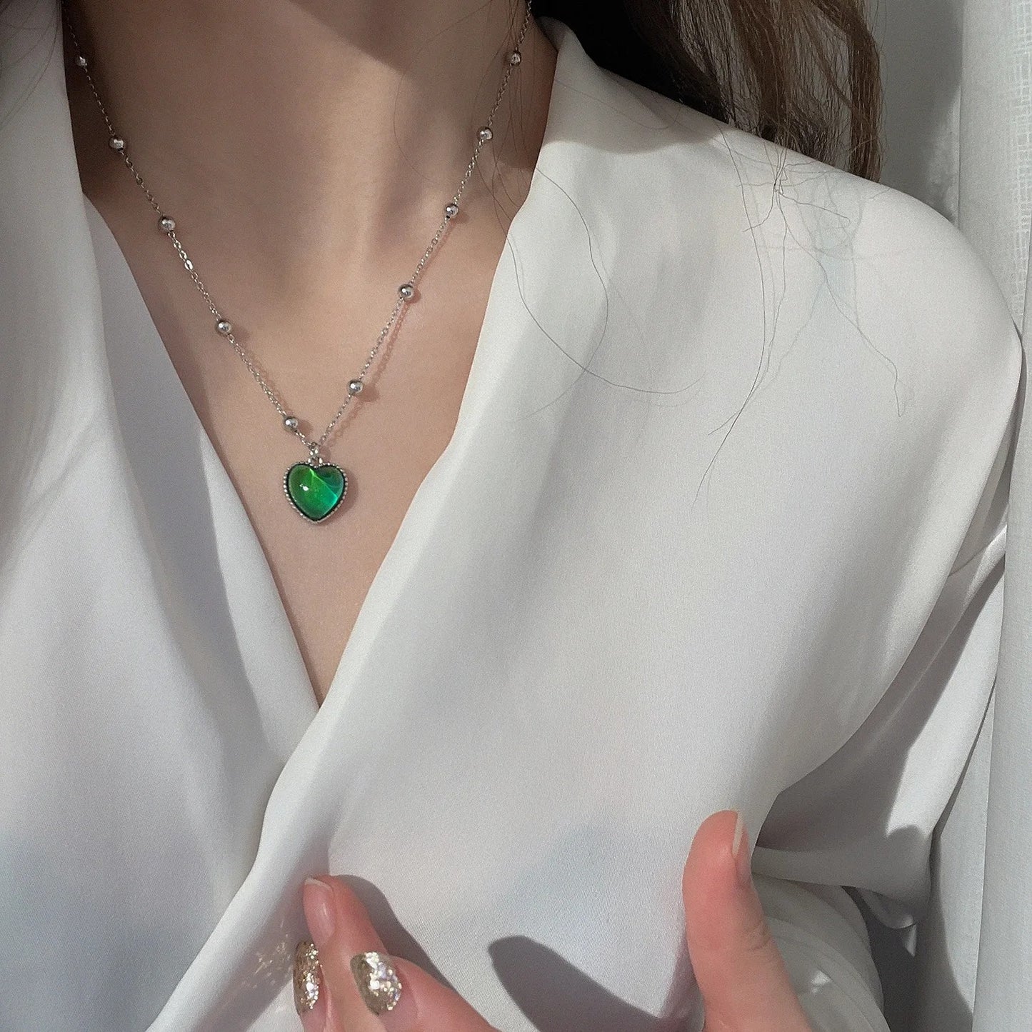 Collar de Corazon Magico de Emociones