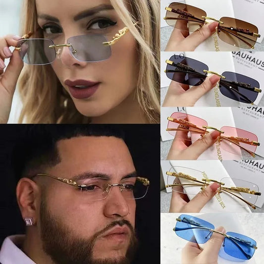 Gafas de Lujo Crown Visión🕶️Edicion Limitada Estilo Cartier✨