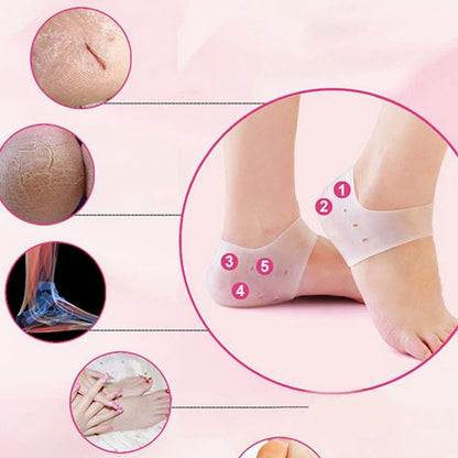 1 par de Plantilla Silicona Ortopédica  Para Talón👣 + 1 Par adicional GRATIS🎁