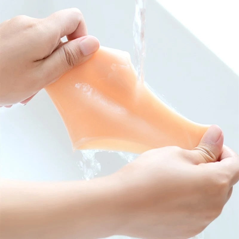 1 par de Plantilla Silicona Ortopédica  Para Talón👣 + 1 Par adicional GRATIS🎁