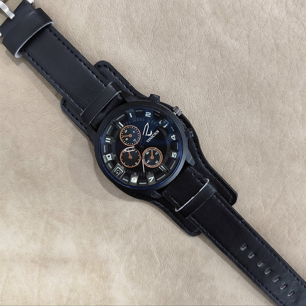 Aurum Time - Reloj de Lujo  Con Correa En Cuero, Elegancia y Estilo para Cada Ocasión⏳